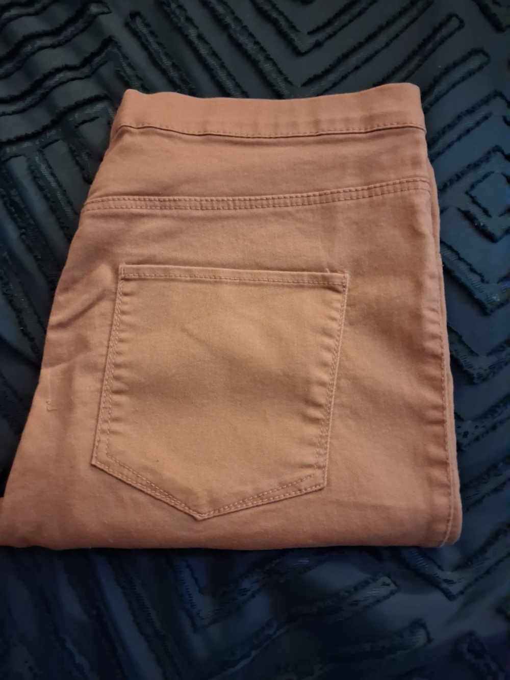 H&M Women’s Stretch Pocket Jeggings in Rust Brown